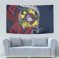 Samoa Moso'oi Flowers Tatau Tapestry Festive National Color LT7 - Polynesian Pride
