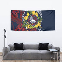 Samoa Moso'oi Flowers Tatau Tapestry Festive National Color LT7 - Polynesian Pride