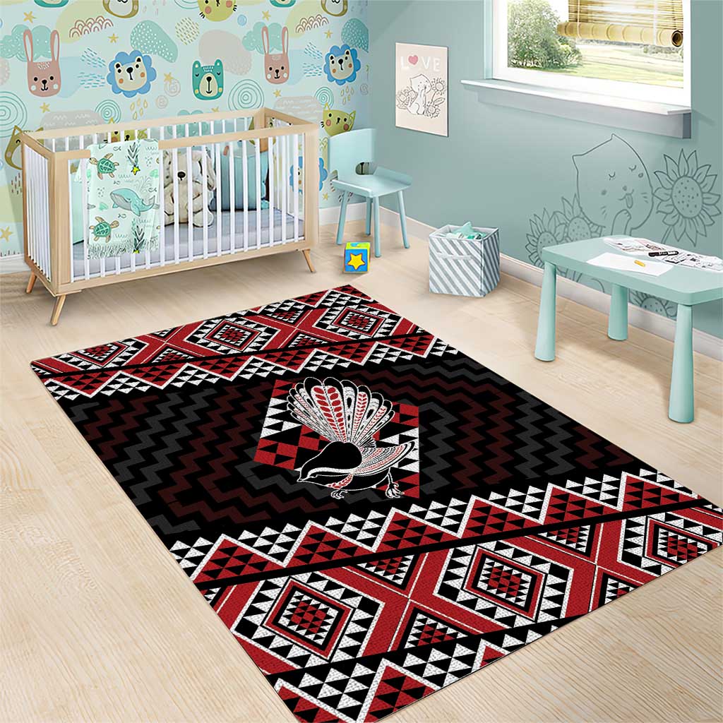 Taniko Aotearoa Area Rug Poutama Mix Piwakawaka LT7 - Polynesian Pride
