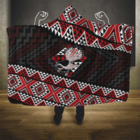 Taniko Aotearoa Hooded Blanket Poutama Mix Piwakawaka LT7 - Polynesian Pride