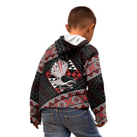 Taniko Aotearoa Kid Hoodie Poutama Mix Piwakawaka LT7 - Polynesian Pride