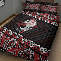 Taniko Aotearoa Quilt Bed Set Poutama Mix Piwakawaka LT7 - Polynesian Pride