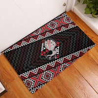 Taniko Aotearoa Rubber Doormat Poutama Mix Piwakawaka LT7 - Polynesian Pride