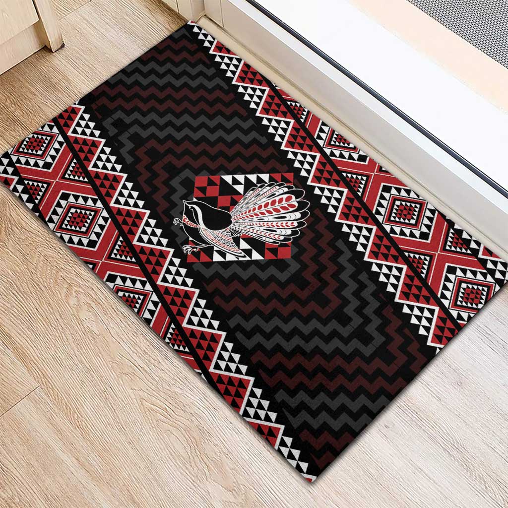 Taniko Aotearoa Rubber Doormat Poutama Mix Piwakawaka LT7 - Polynesian Pride