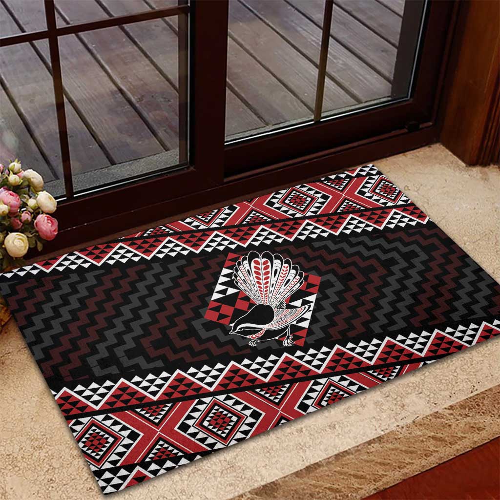 Taniko Aotearoa Rubber Doormat Poutama Mix Piwakawaka LT7 - Polynesian Pride