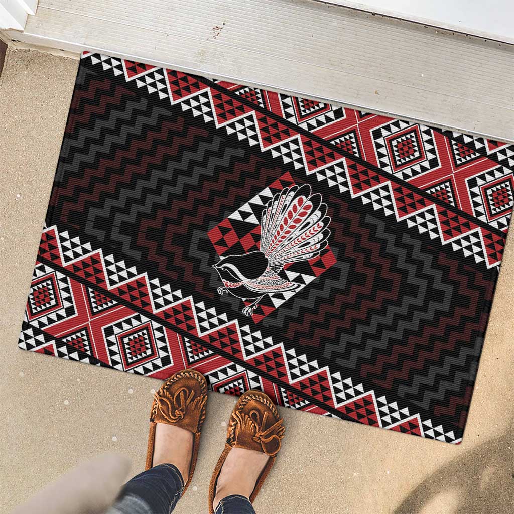 Taniko Aotearoa Rubber Doormat Poutama Mix Piwakawaka LT7 - Polynesian Pride