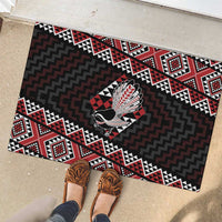 Taniko Aotearoa Rubber Doormat Poutama Mix Piwakawaka LT7 - Polynesian Pride