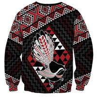 Taniko Aotearoa Sweatshirt Poutama Mix Piwakawaka LT7 - Polynesian Pride