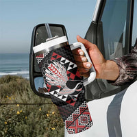 Taniko Aotearoa Tumbler With Handle Poutama Mix Piwakawaka LT7 - Polynesian Pride