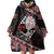 Taniko Aotearoa Wearable Blanket Hoodie Poutama Mix Piwakawaka