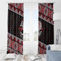 Taniko Aotearoa Window Curtain Poutama Mix Piwakawaka LT7 - Polynesian Pride