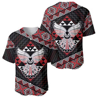 Taniko Aotearoa Baseball Jersey Poutama Mix Piwakawaka - Ver02 LT7 - Polynesian Pride