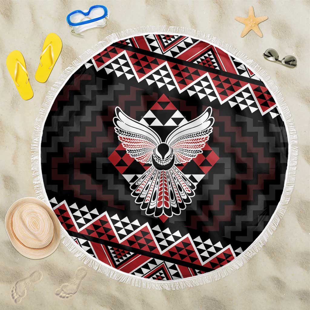 Taniko Aotearoa Beach Blanket Poutama Mix Piwakawaka - Ver02