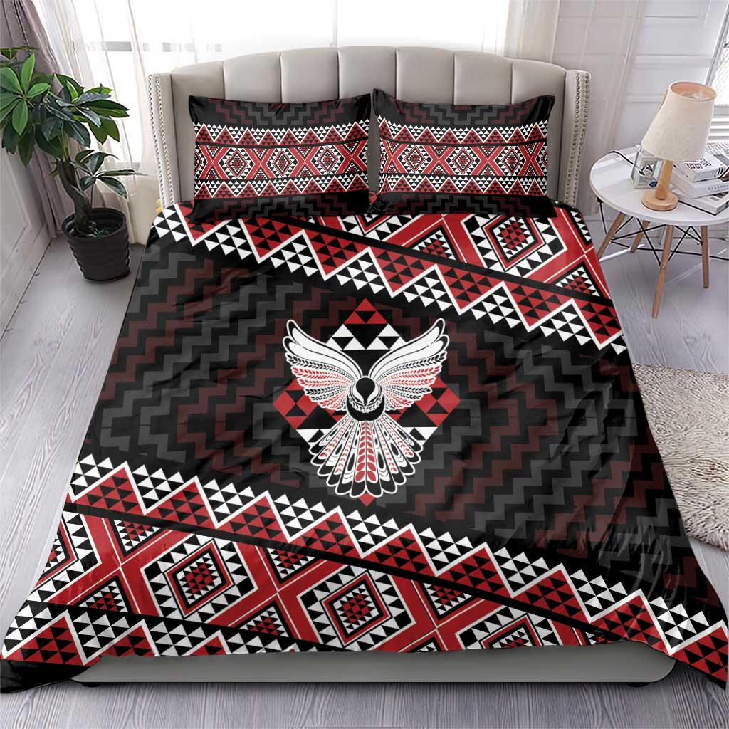 Taniko Aotearoa Bedding Set Poutama Mix Piwakawaka - Ver02 LT7 - Polynesian Pride