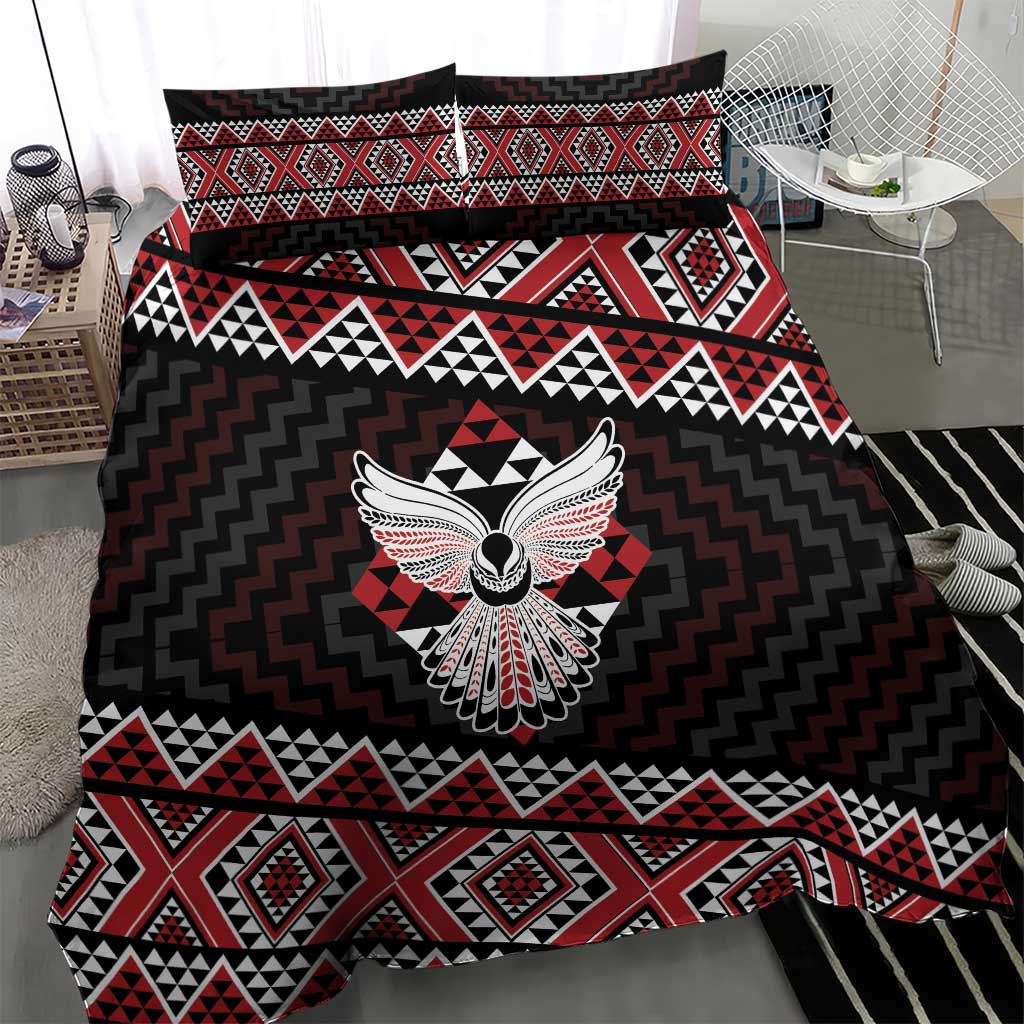 Taniko Aotearoa Bedding Set Poutama Mix Piwakawaka - Ver02 LT7 - Polynesian Pride
