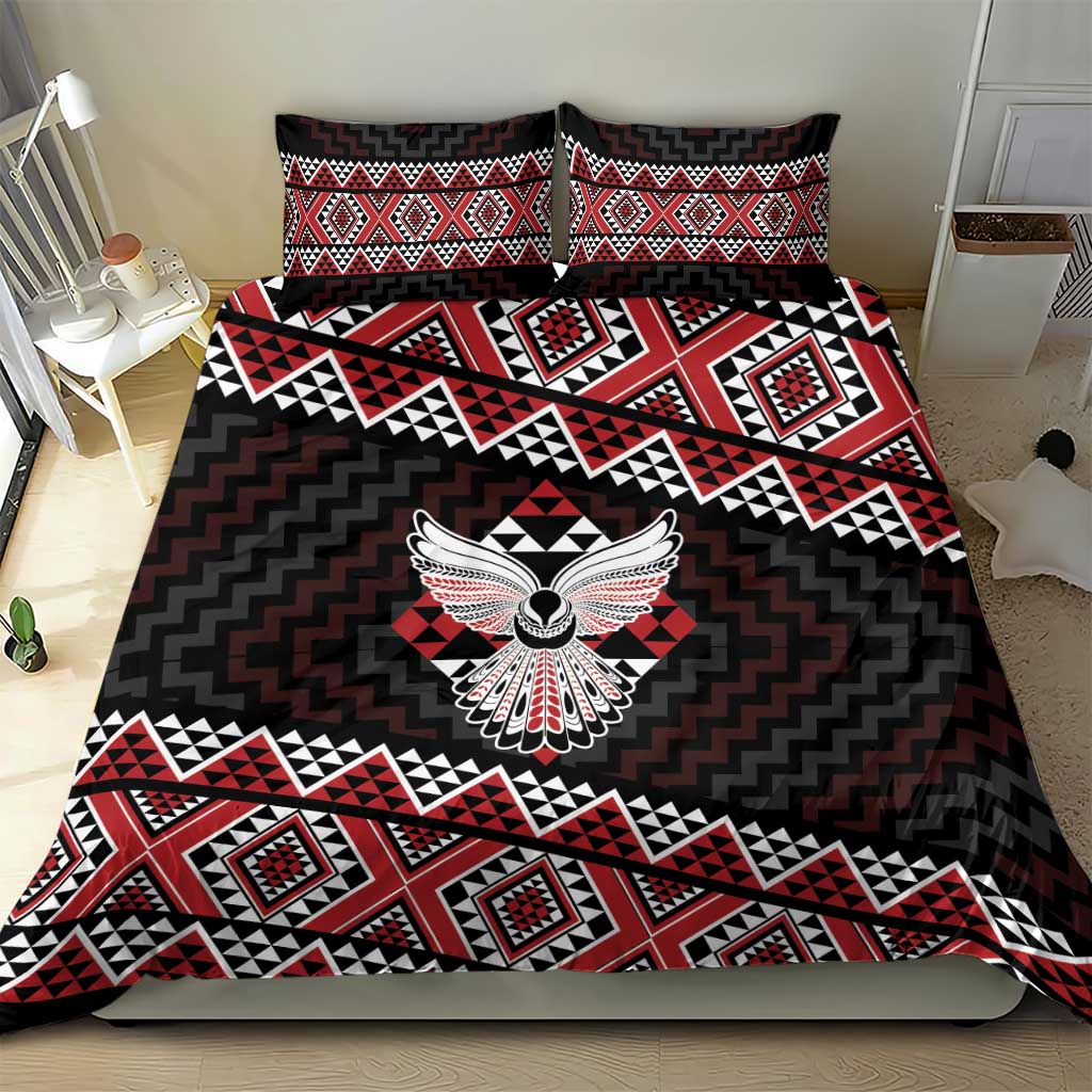 Taniko Aotearoa Bedding Set Poutama Mix Piwakawaka - Ver02 LT7 - Polynesian Pride