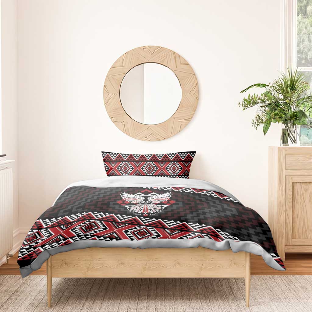 Taniko Aotearoa Bedding Set Poutama Mix Piwakawaka - Ver02 LT7 - Polynesian Pride