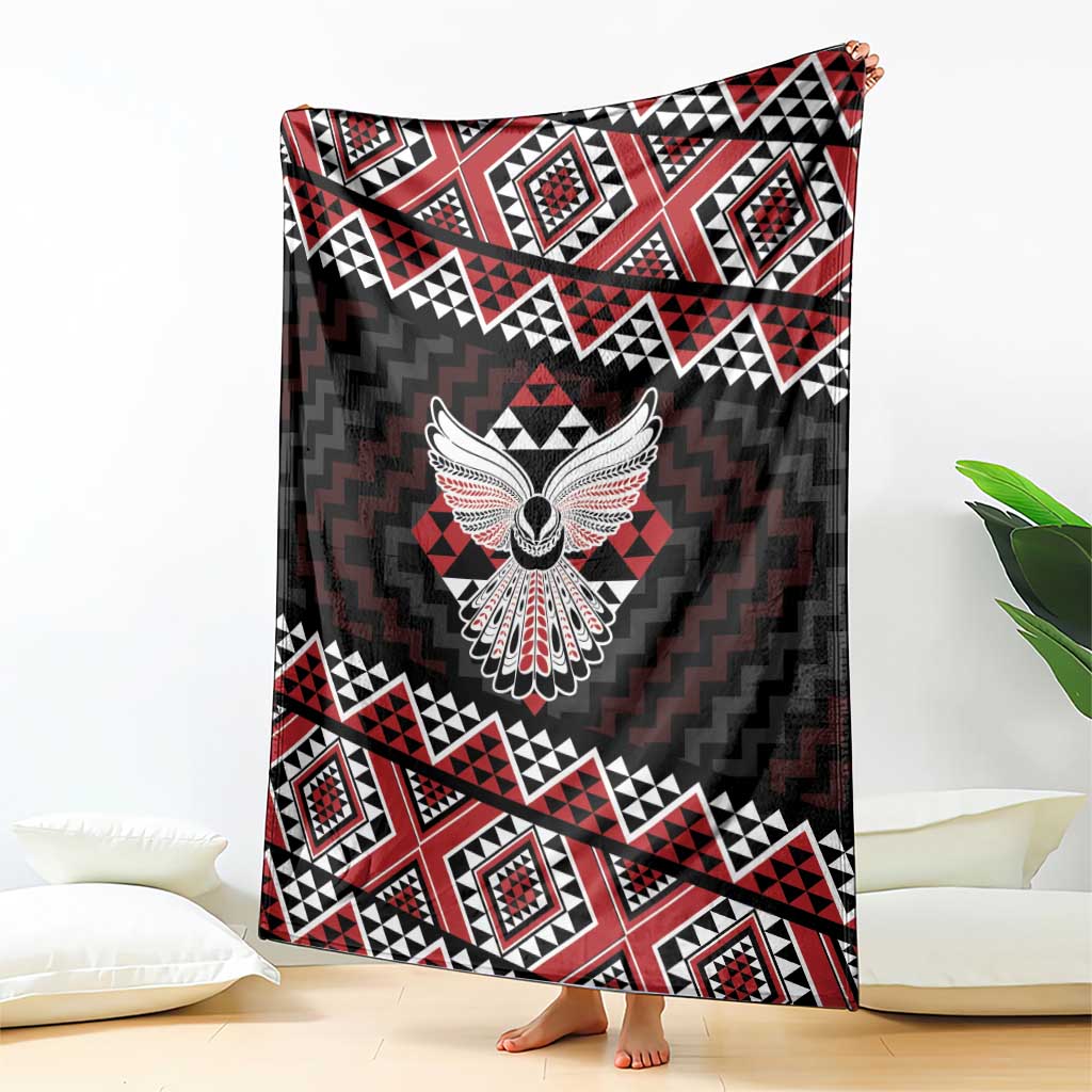 Taniko Aotearoa Blanket Poutama Mix Piwakawaka - Ver02 LT7 - Polynesian Pride