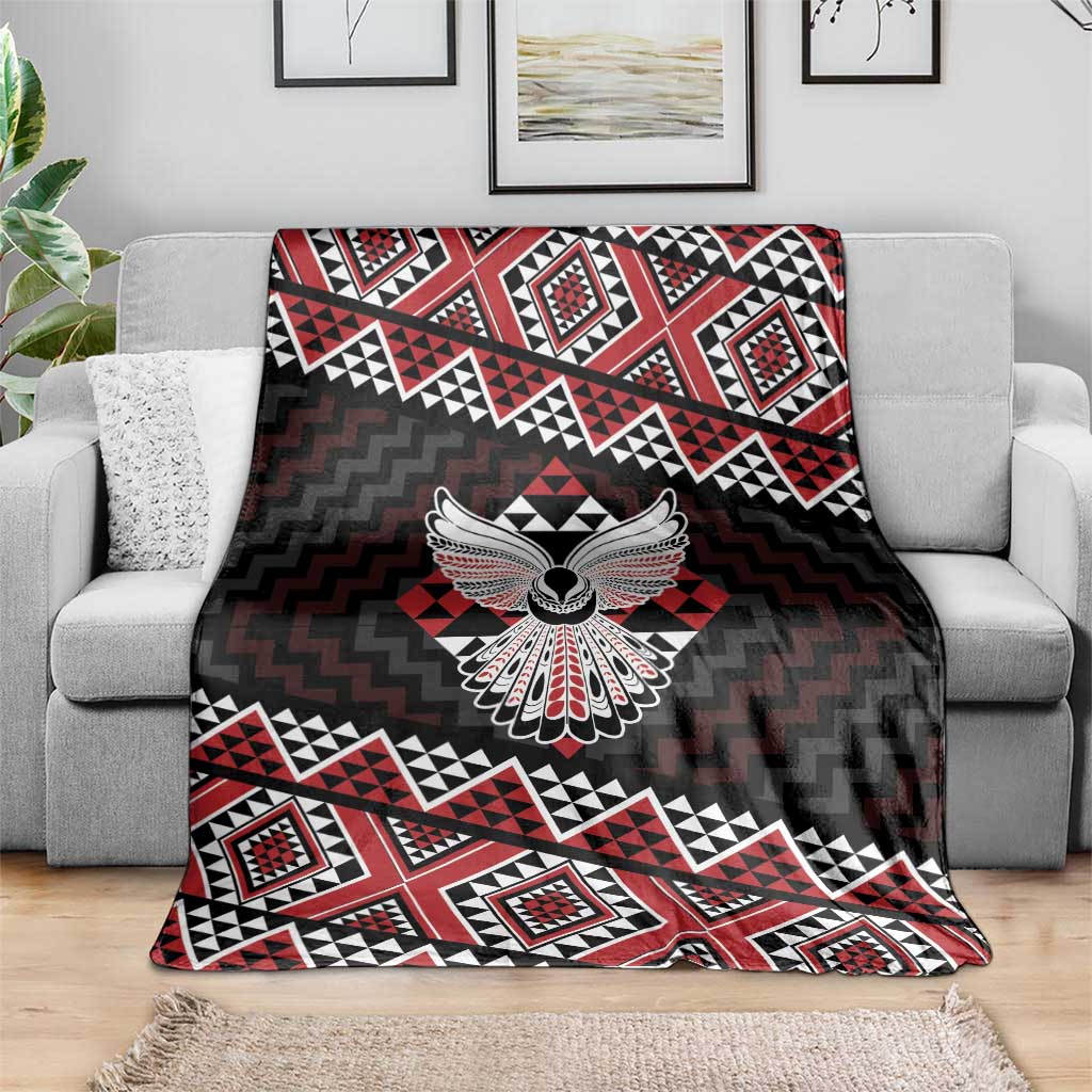 Taniko Aotearoa Blanket Poutama Mix Piwakawaka - Ver02 LT7 - Polynesian Pride