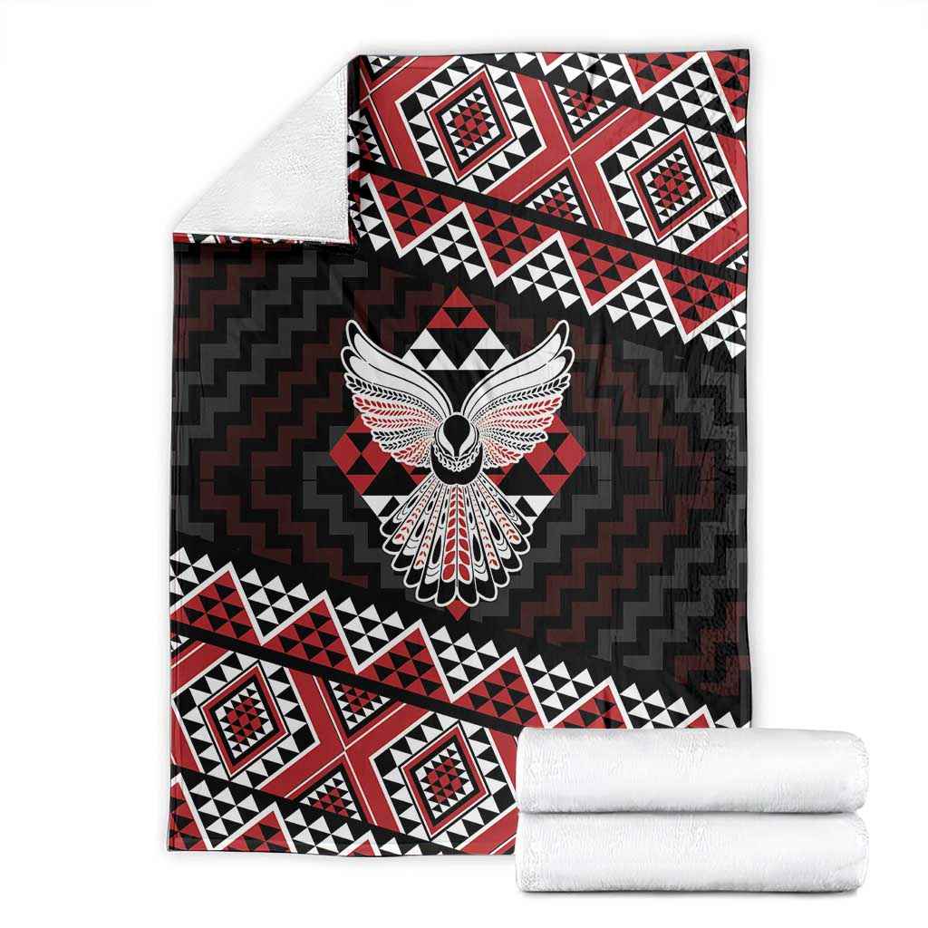 Taniko Aotearoa Blanket Poutama Mix Piwakawaka - Ver02 LT7 - Polynesian Pride