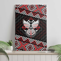 Taniko Aotearoa Canvas Wall Art Poutama Mix Piwakawaka - Ver02 LT7 - Polynesian Pride