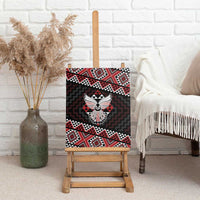 Taniko Aotearoa Canvas Wall Art Poutama Mix Piwakawaka - Ver02 LT7 - Polynesian Pride