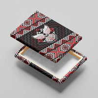Taniko Aotearoa Canvas Wall Art Poutama Mix Piwakawaka - Ver02 LT7 - Polynesian Pride