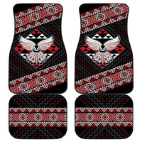 Taniko Aotearoa Car Mats Poutama Mix Piwakawaka - Ver02 LT7 - Polynesian Pride