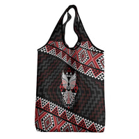Taniko Aotearoa Grocery Bag Poutama Mix Piwakawaka - Ver02 LT7 - Polynesian Pride