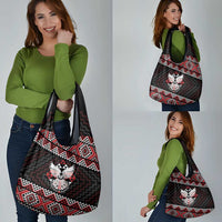 Taniko Aotearoa Grocery Bag Poutama Mix Piwakawaka - Ver02 LT7 - Polynesian Pride