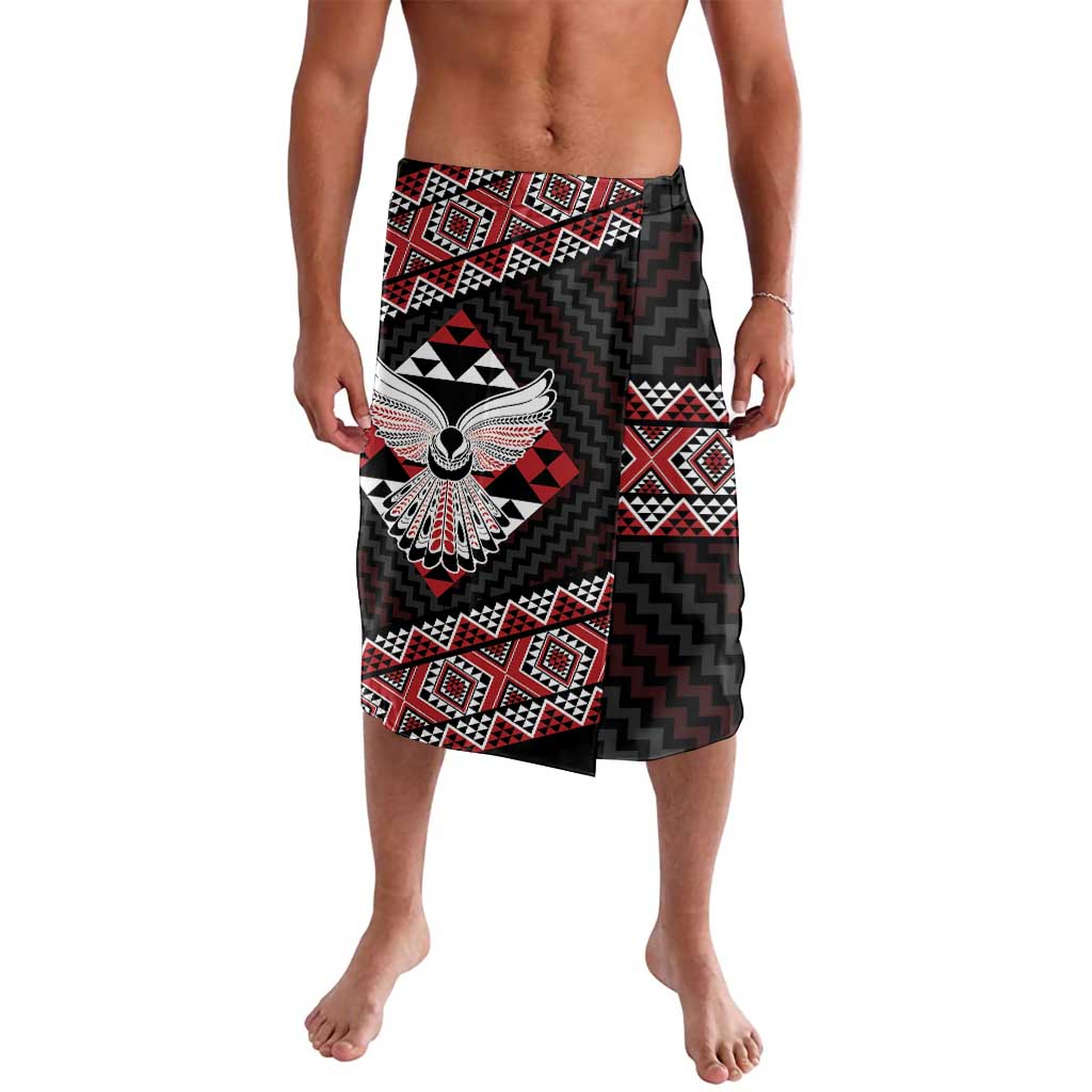 Taniko Aotearoa Lavalava Poutama Mix Piwakawaka - Ver02 LT7 Red - Polynesian Pride