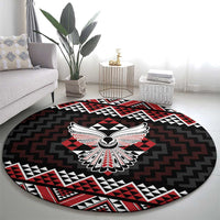Taniko Aotearoa Round Carpet Poutama Mix Piwakawaka - Ver02 LT7 - Polynesian Pride