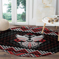 Taniko Aotearoa Round Carpet Poutama Mix Piwakawaka - Ver02 LT7 - Polynesian Pride