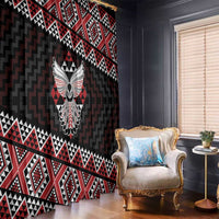 Taniko Aotearoa Window Curtain Poutama Mix Piwakawaka - Ver02 LT7 - Polynesian Pride