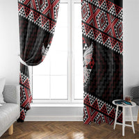 Taniko Aotearoa Window Curtain Poutama Mix Piwakawaka - Ver02 LT7 - Polynesian Pride