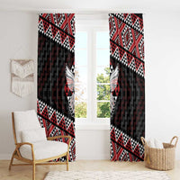Taniko Aotearoa Window Curtain Poutama Mix Piwakawaka - Ver02 LT7 - Polynesian Pride