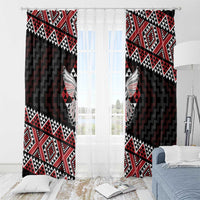 Taniko Aotearoa Window Curtain Poutama Mix Piwakawaka - Ver02 LT7 - Polynesian Pride