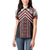 Maori Tukutuku Taniko Motifs Women Polo Shirt Red Poutama Mix Kowhaiwhai