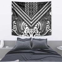 Maori Tukutuku Taniko Motifs Tapestry Black Poutama Mix Kowhaiwhai LT7 - Polynesian Pride