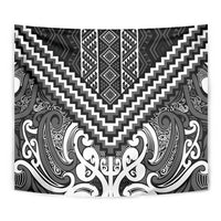 Maori Tukutuku Taniko Motifs Tapestry Black Poutama Mix Kowhaiwhai LT7 - Polynesian Pride