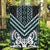 Maori Tukutuku Taniko Motifs Garden Flag Teal Poutama Mix Kowhaiwhai