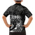 Polynesian Women's Day Family Matching Mermaid Dress and Hawaiian Shirt Plumeria Passion - Black LT7 - Polynesian Pride