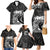 Polynesian Women's Day Family Matching Mermaid Dress and Hawaiian Shirt Plumeria Passion - Black LT7 - Polynesian Pride