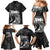 Polynesian Women's Day Family Matching Mermaid Dress and Hawaiian Shirt Plumeria Passion - Black LT7 - Polynesian Pride