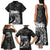 Polynesian Women's Day Family Matching Tank Maxi Dress and Hawaiian Shirt Plumeria Passion - Black LT7 - Polynesian Pride