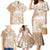 Polynesian Women's Day Family Matching Mermaid Dress and Hawaiian Shirt Plumeria Passion - Beige LT7 - Polynesian Pride