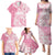 Polynesian Women's Day Family Matching Puletasi and Hawaiian Shirt Plumeria Passion - Pink LT7 - Polynesian Pride