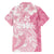 Polynesian Women's Day Family Matching Summer Maxi Dress and Hawaiian Shirt Plumeria Passion - Pink LT7 - Polynesian Pride