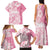 Polynesian Women's Day Family Matching Tank Maxi Dress and Hawaiian Shirt Plumeria Passion - Pink LT7 - Polynesian Pride