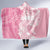 Polynesian Women's Day Hooded Blanket Plumeria Passion - Pink LT7 - Polynesian Pride